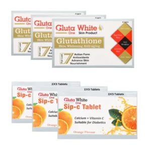Gluta White Whitening Supplement Set ( 45 Days )