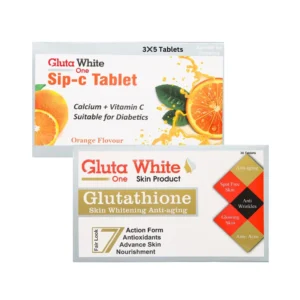 Gluta White Tablets & SIP-C ( 15 Days )